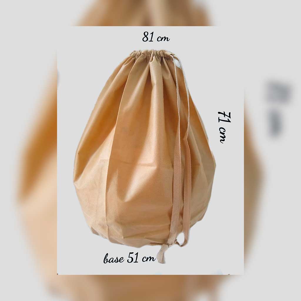 Bolsa Costal Dorado Spunbond 100 PZAS