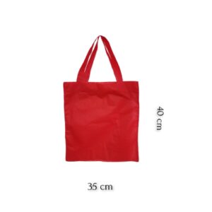 Bolsa Plana Poco Peso Roja