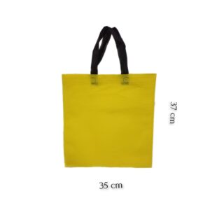 Bolsa Plana Sellada Amarilla