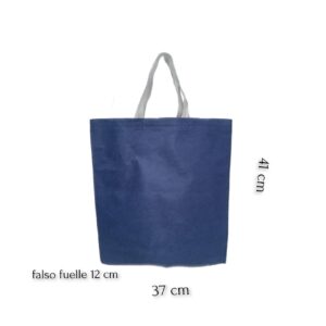 Bolsa Plana Azul Sellada