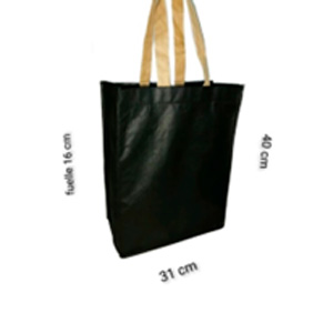 BOLSA E4 NEGRO ASA ORO