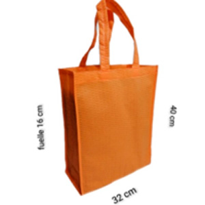 BOLSA E4 NARANJA GRABADA AGUA