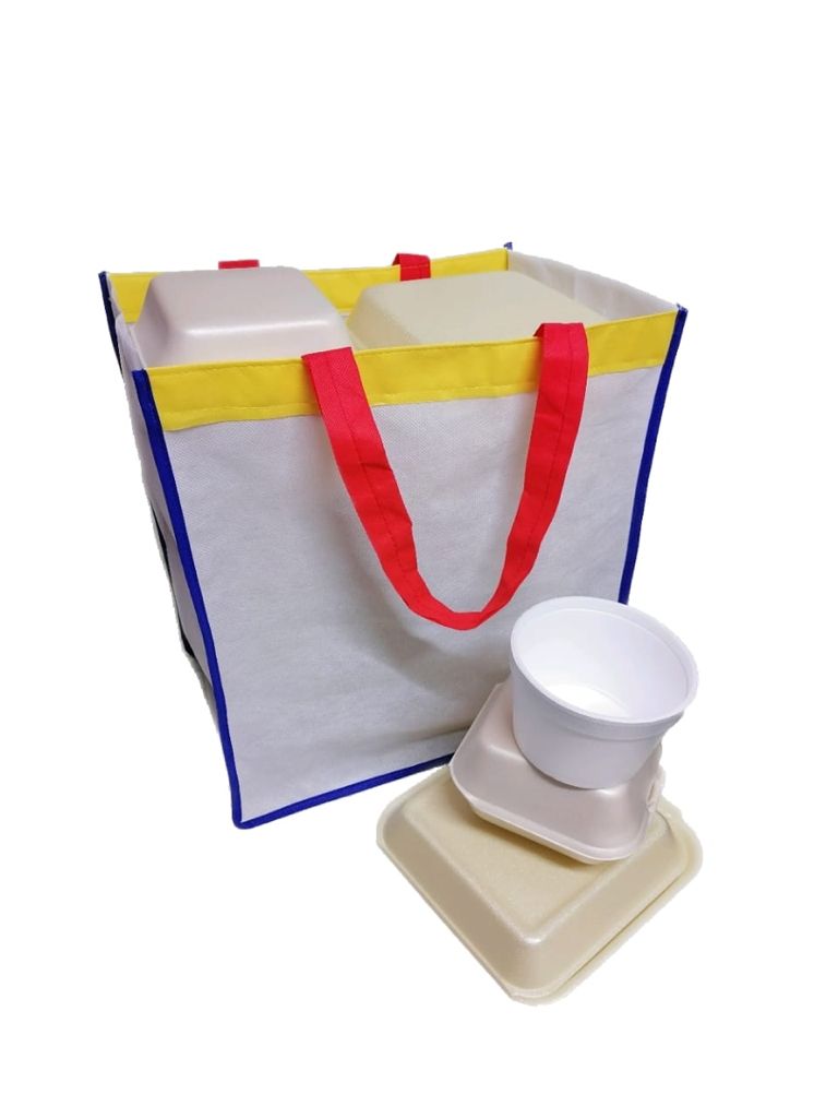 Delivery bag blanca colores
